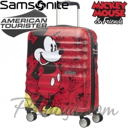 Samsonite Disney Wavebreaker Детски куфар 55 см. Mickey Comics Red American Tour